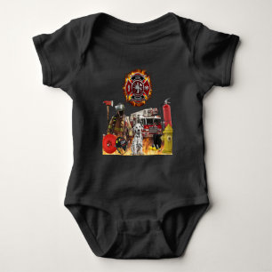 Baby Personalisiert Future Firefighter Baby Baby B Strampler
