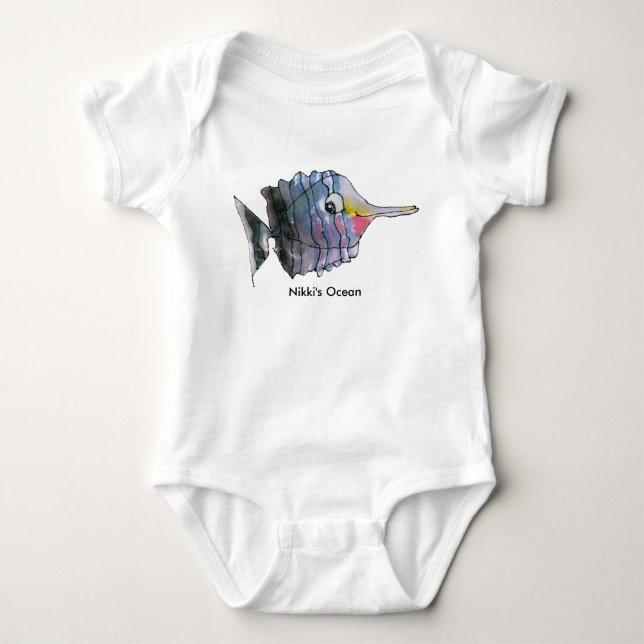 Baby-personalisierte Baby Strampler (Vorderseite)