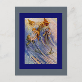 Baby Peter und die Mermaids Postkarte