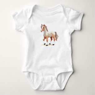 Baby Pferd, Baby Foal, Baby Farm Animes Strampler