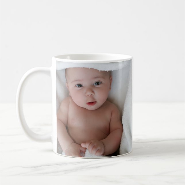 Baby Photo Coffee Mug Kaffeetasse (Links)