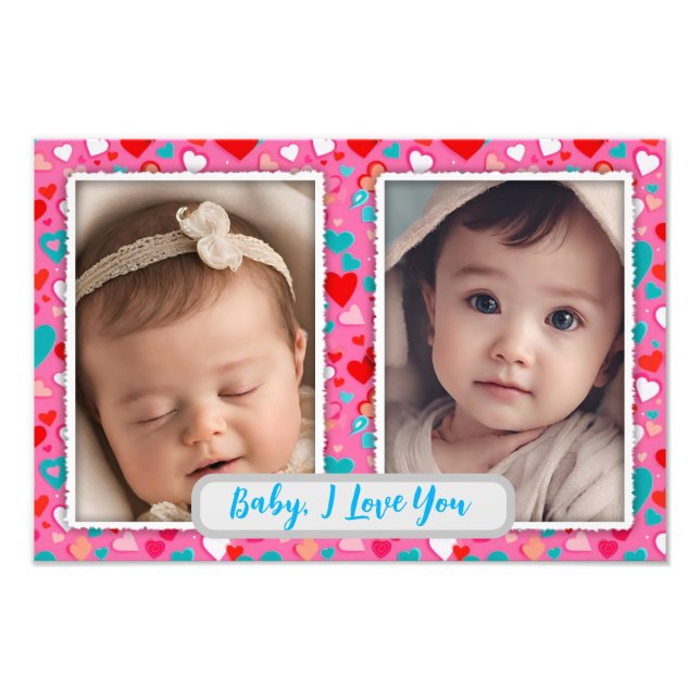 Baby Picture Frame, Foto Collage Keepake (Vorne)