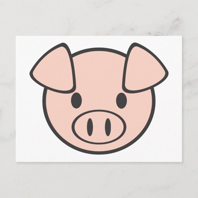 Baby Pig Postkarte (Vorderseite)