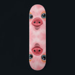 Baby Piglet Skateboard Pink - Lächeln<br><div class="desc">Kleines Baby Piglet MIGNED Painting</div>