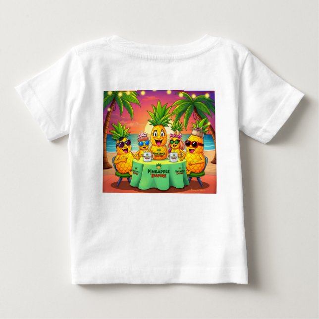 Baby Pine O — The Cutest Pineapple in the Empire! T-shirt (Rückseite)