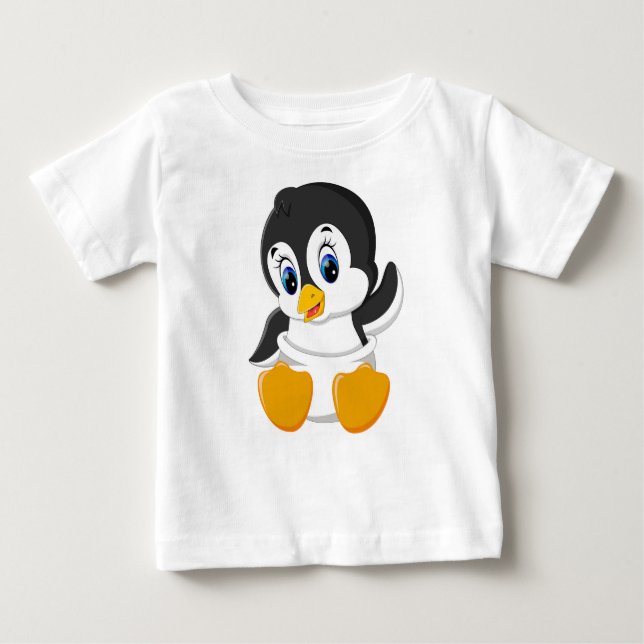 Baby-Pinguin Baby T-shirt (Vorderseite)