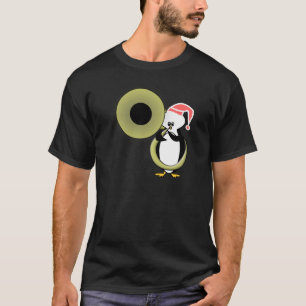 Baby-Pinguin mit Tuba T-Shirt