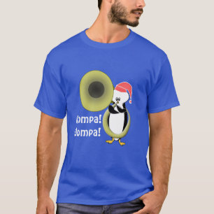 Baby Pinguin spielt Tuba Anpassbar T-Shirt