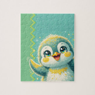 Baby Pinguin winkt Puzzle