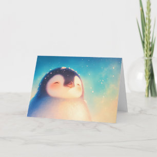 Baby Pinguin Winterwelt Karte