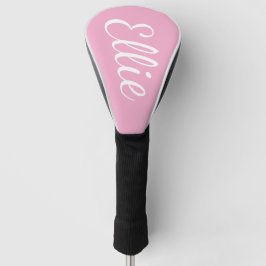 Baby Pink Bliss | Benutzerdefinierter Name in kurs Golf Headcover