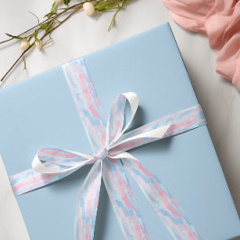 Baby pink & blue Happy Mother's Day Pinselstrich Satinband