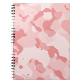 Baby Pink Camouflage; Camouflage Notizblock