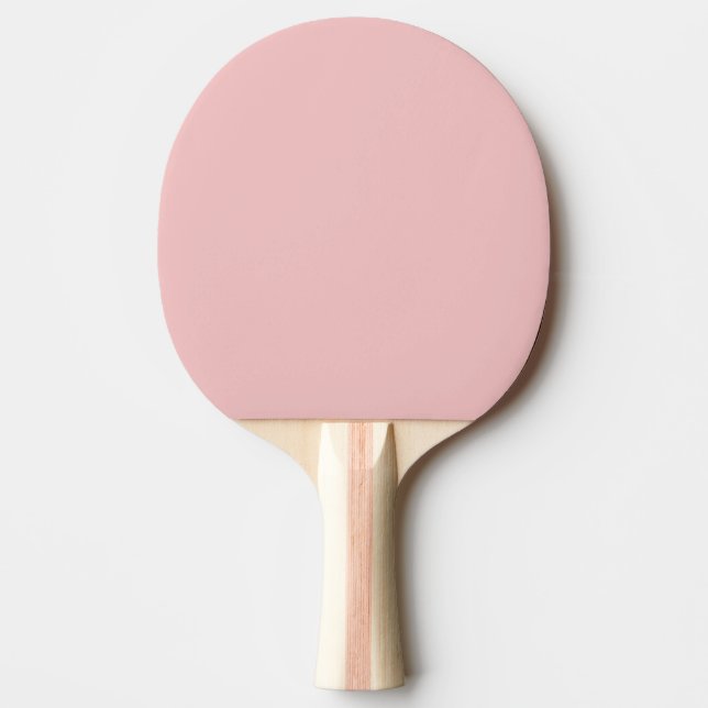 Baby Pink Farbpasste Farbe Tischtennis Schläger (Vorderseite)