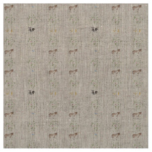 Baby Pink Floral Animals Quilt Kinderzimmer Muster Stoff