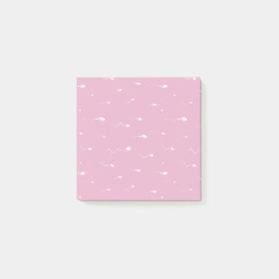 Baby Pink Funny Sperm Post-it Klebezettel