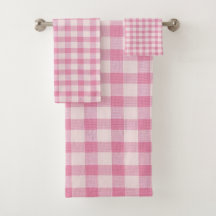 Baby Pink Gingham-Muster