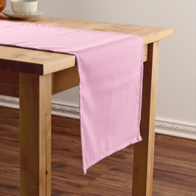 Baby Pink Kurzer Tischläufer (Beispiel)