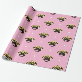 Baby Pink Mops Geschenkwrap Geschenkpapier