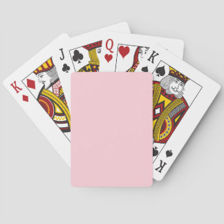 Baby Pink Pastel Solid Color Spielkarten