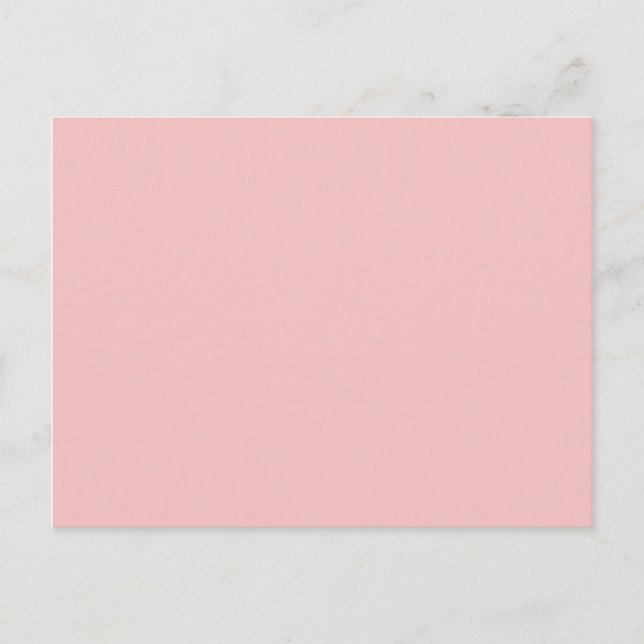 Baby Pink Postkarte (Vorderseite)