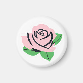 Baby Pink Rose Magnet