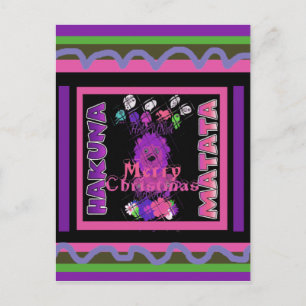 Baby pink Schöne frohe Weihnachten Hakuna Matata