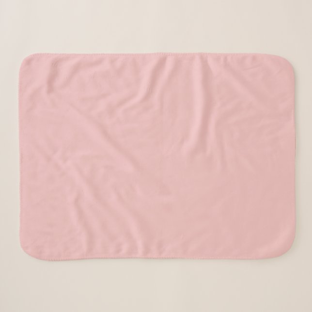 Baby Pink Sherpadecke (Vorderseite (Horizontal))