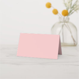 Baby Pink Solid Color Platzkarte
