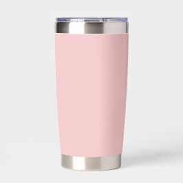 Baby Pink Solid Color Thermobecher