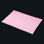 Baby Pink Stofftischset<br><div class="desc">Baby Pink Vollfarben Tischset von Gerson Ramos.</div>