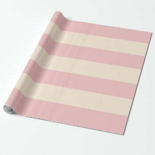 Baby Pink Stripes Geschenkpapier