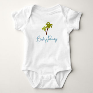 Baby Pinoy mit Palme Strampler