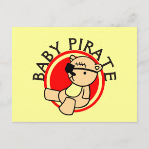 Baby-Pirat-Shirts und Geschenke Postkarte