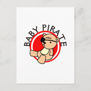 Baby-Pirat-Shirts und Geschenke Postkarte
