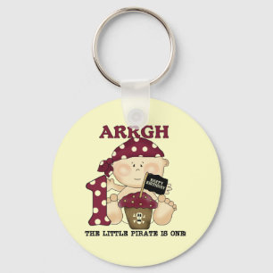 Baby Pirate 1. Geburtstag Tshirts und Geschenke Schlüsselanhänger