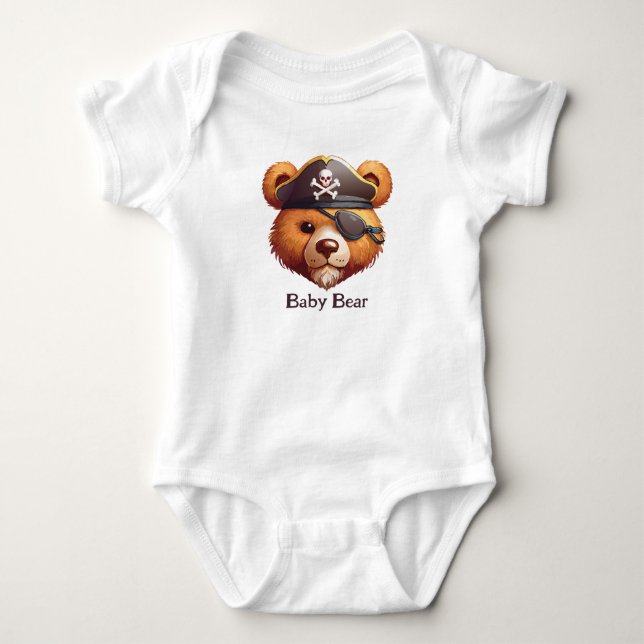 Baby Pirate Bear Strampler (Vorderseite)