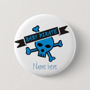 Baby-Piraten-Junge Button