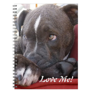 Baby Pitbull Welpen Notizblock