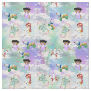 Baby Playmates mit Rainbows und Wolken Stoff