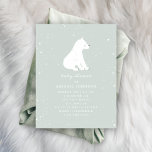 Baby Polar Bear Blue Baby Dusche Einladung<br><div class="desc">Ein Babyduschthema für den Winter,  das eine Darstellung eines Mama- und Babypolarbären zeigt,  umgeben von Schneeflocken. Der Hintergrund ist blau. Passen Sie den Text mit den Details Ihrer Veranstaltung an.</div>