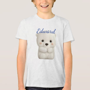 Baby Polar Bear Boys Tri-Blend Shirt