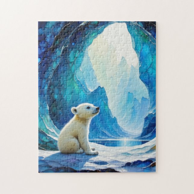 Baby Polar Bear Puzzle (Vertikal)