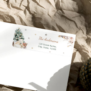 Baby Polar Bear Winter Baby Dusche Rücksendeadress