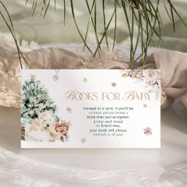 Baby Polar Bear Winter Books for Baby Ticket Begleitkarte