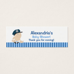 Baby Polizist Police Skinny Business Card Gefällig