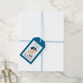 Baby Polizist Policeman Custom Gift Tag Geschenkanhänger