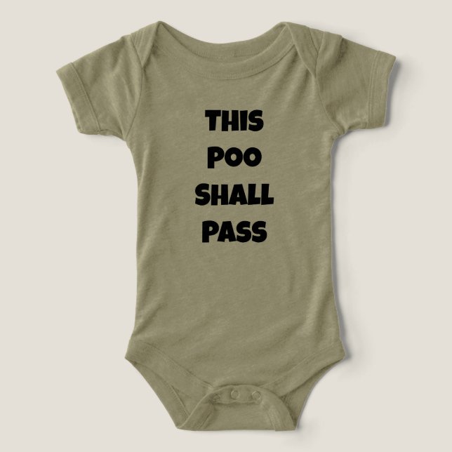 Baby Poo Onesie (Design Vorderseite)