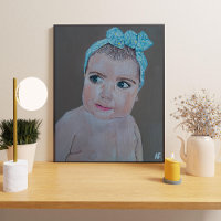 Baby Portrait Painting von Alfred Fox