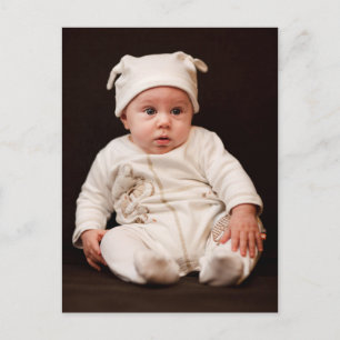 Baby Portrait Postkarte